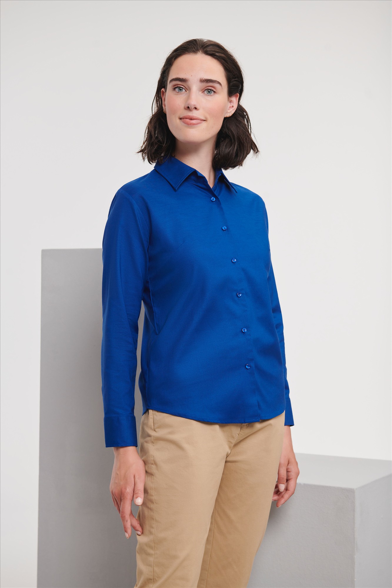 Russell Ladies LSL Classic Oxford Shirt Russell 9932F